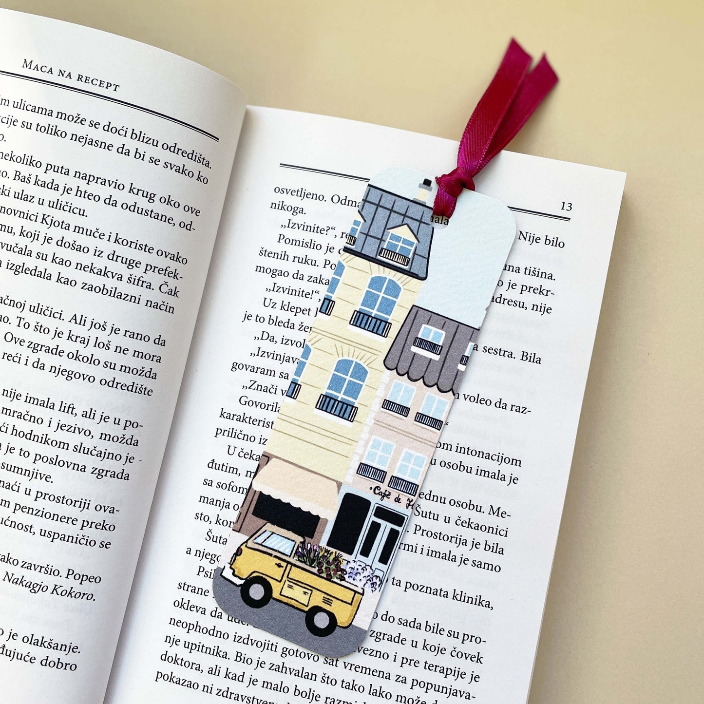 Bookmarker - Pariz - Bananica.art