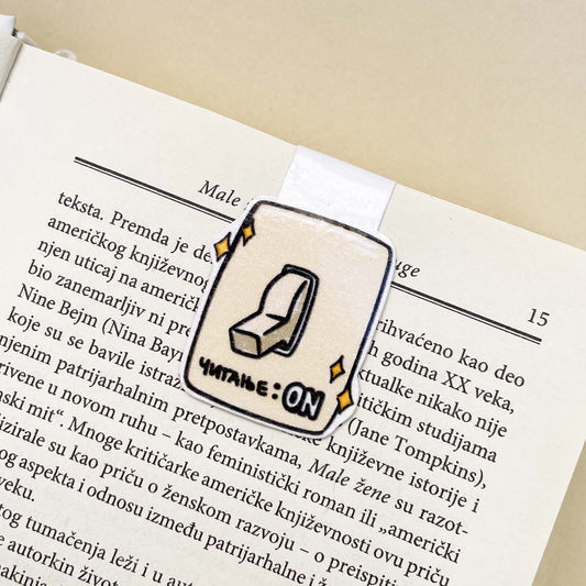 Magnetni Bookmarker - Čitanje ON - Bananica.art