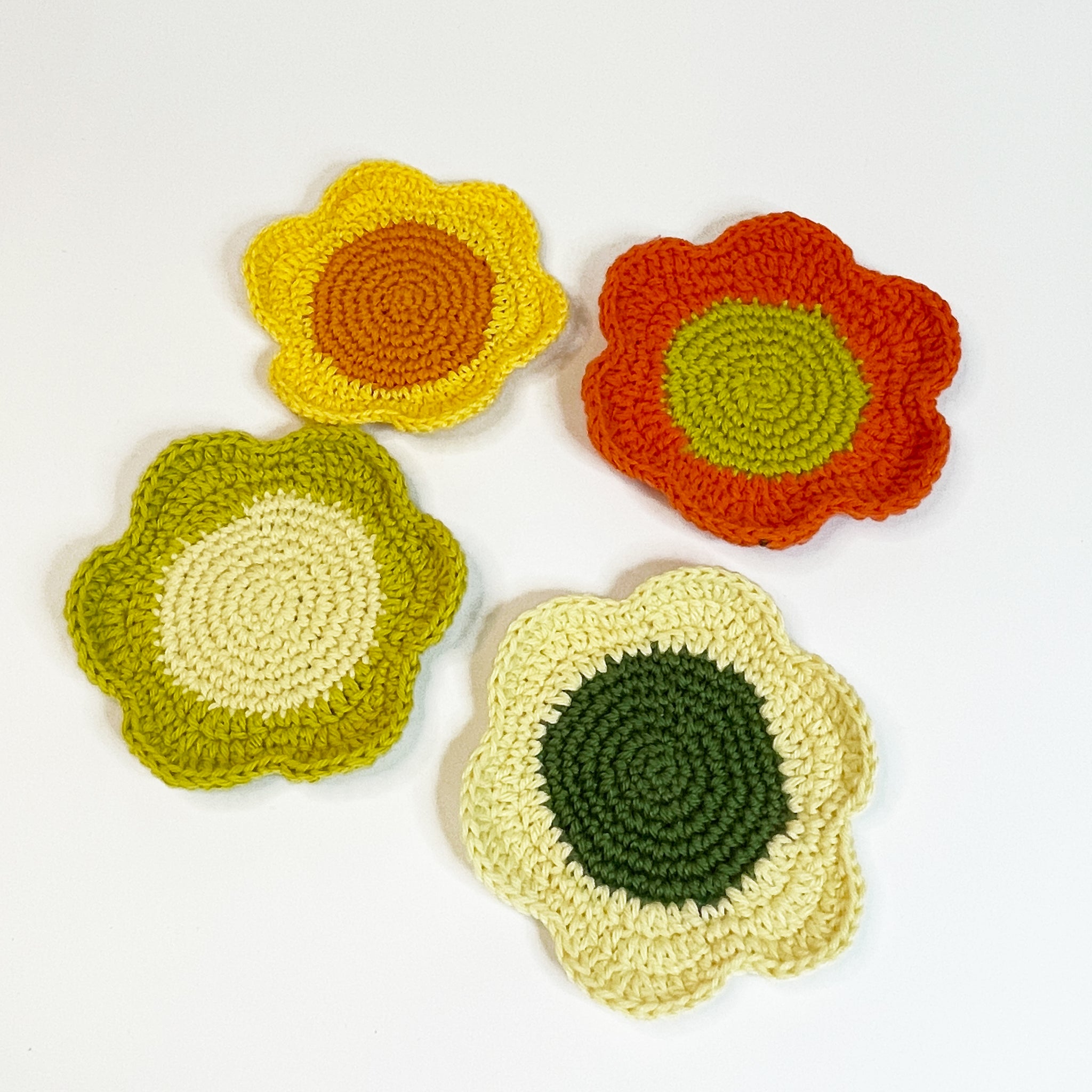 Coasters - Handmade podmetači za čaše (Flowers 02)