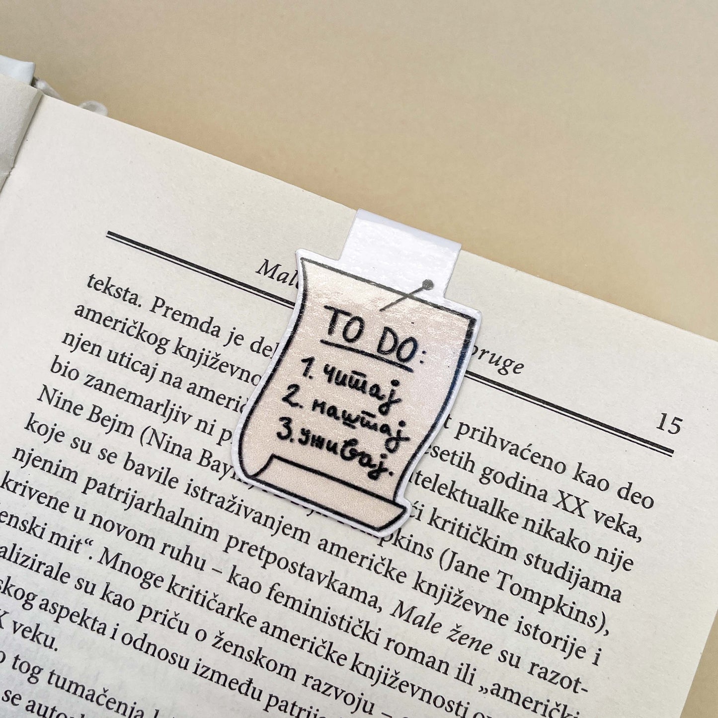 Magnetni Bookmarker -  TO - DO lista - Bananica.art