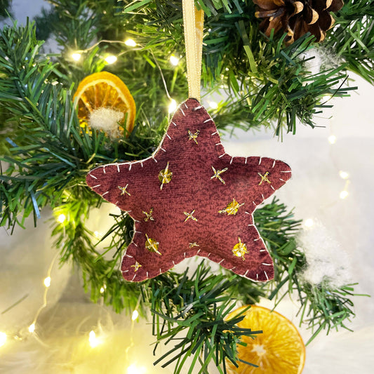 Magična zvezda - handmade ukras 05 - Bananica.art