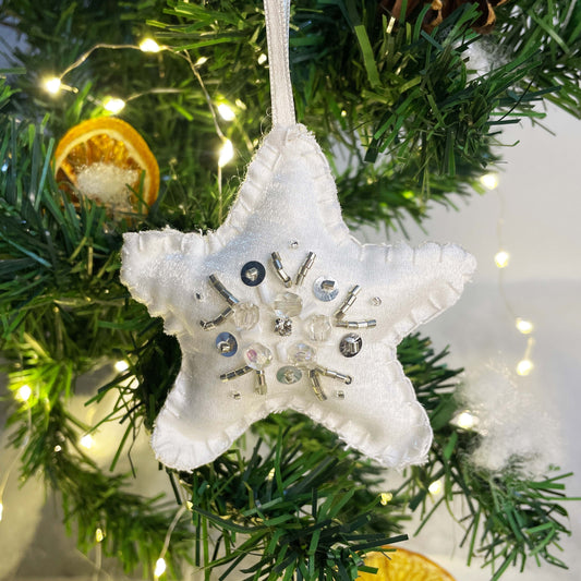 Magična zvezda - handmade ukras 06 - Bananica.art