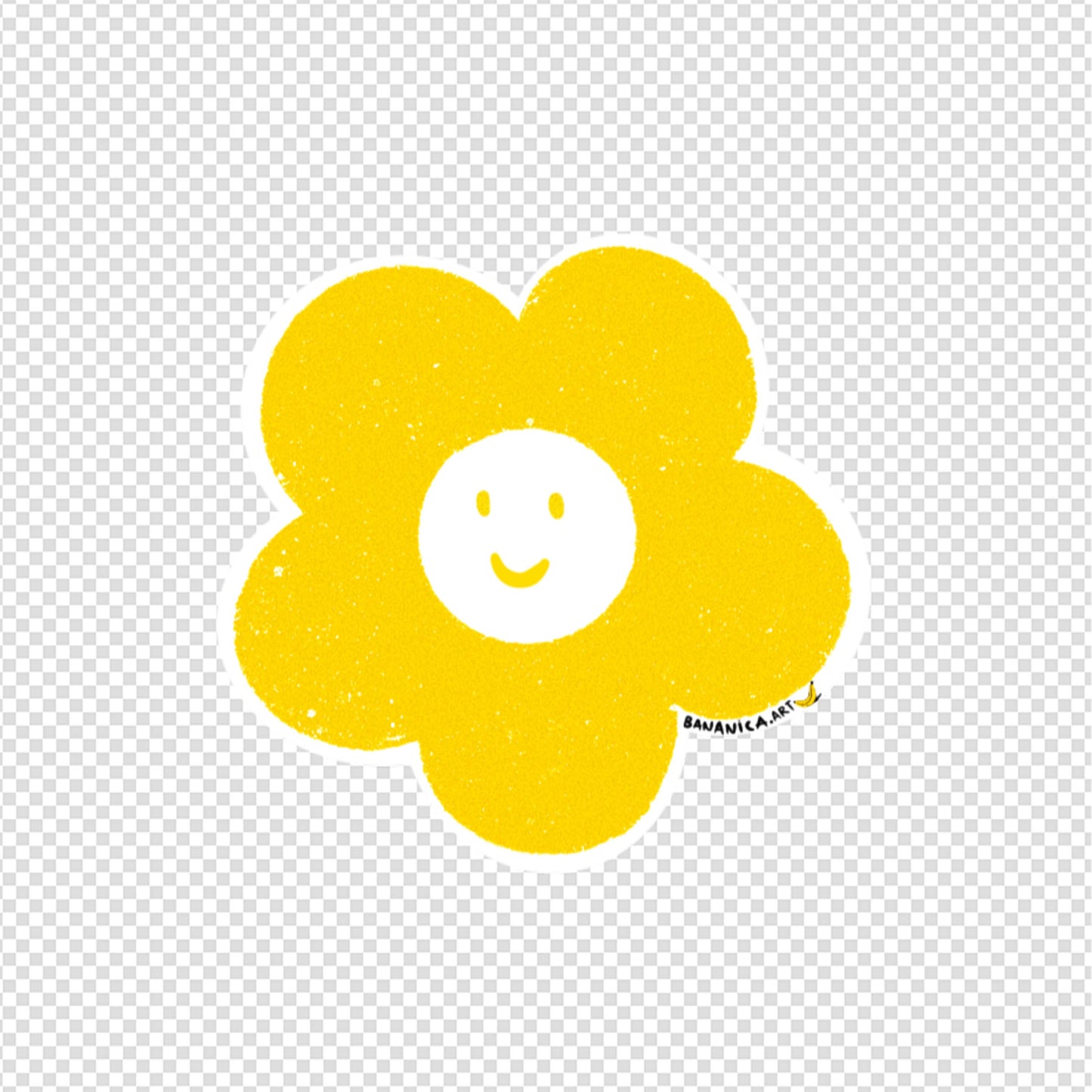 Stiker - Cvet - Bananica.art