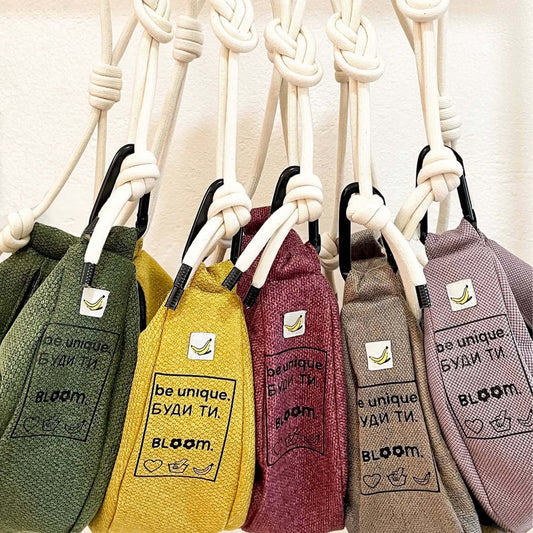 Banana torbica - BLOOM kolekcija - Bananica.art