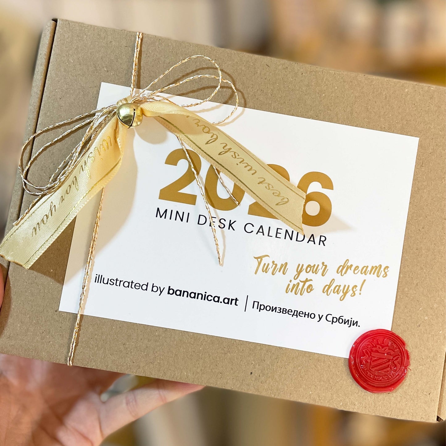 Ilustrovani kalendar za 2026. godinu - Bananica.art