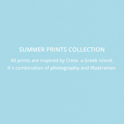 Art Print - Crete, Greece - Breathe, αναπνέω, Diši