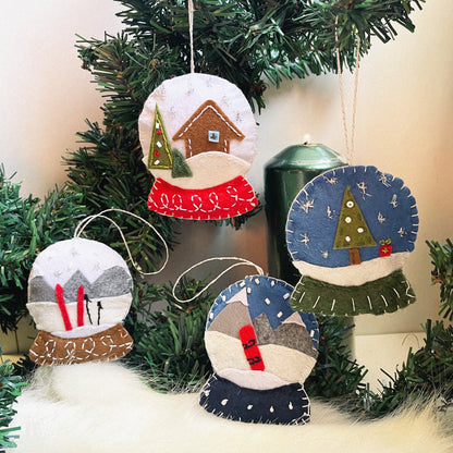 Ukras za jelku - Snow Globe - Snowboard